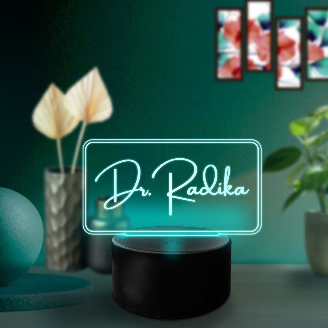 Buy Online Fashionury Custom Name Personalized RGB Acrylic Name LED Lamps