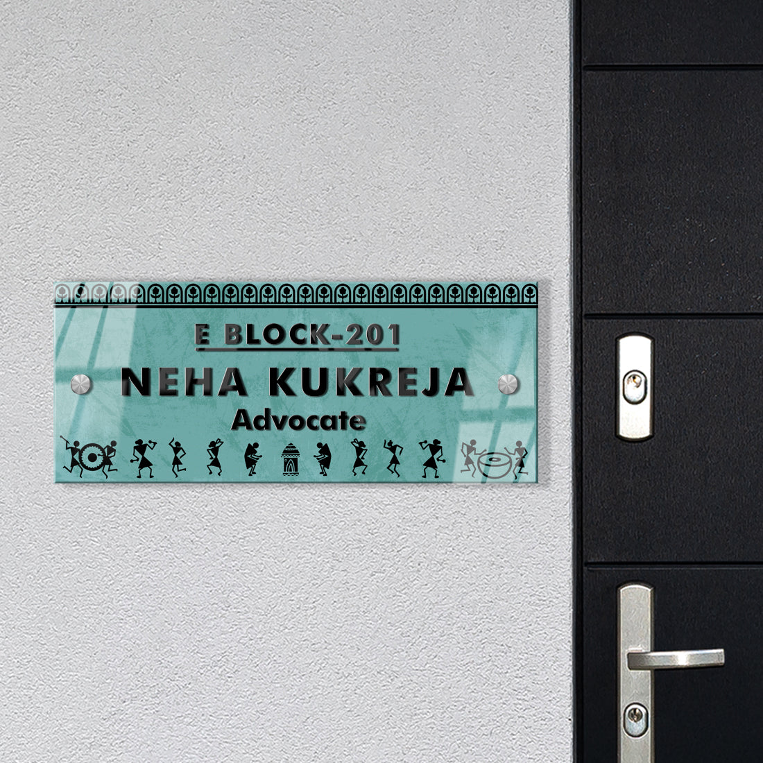 Buy Customized Home Door Name Plate in Ancient Design – Stylish Personalized Name Board for Home Entrance