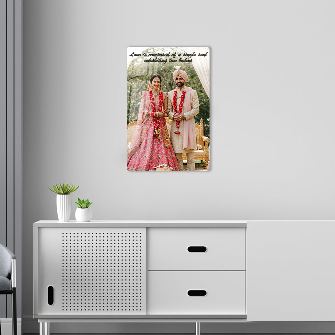 Fashionury Customised Acrylic Wall Photo Frame – Personalized Picture Frame for Home Décor