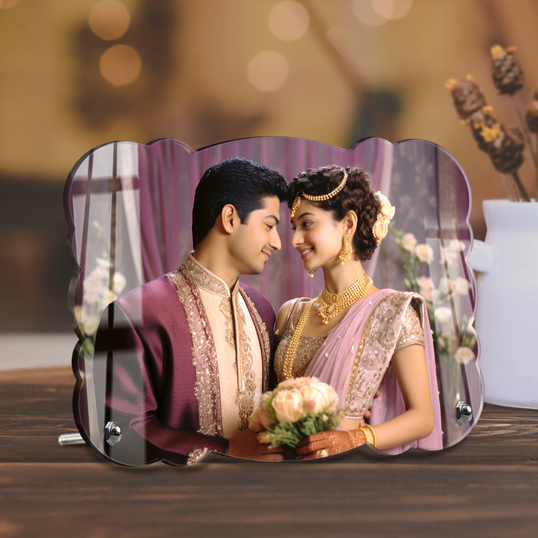 Fashionury Acrylic Photo Frame – Customized Picture Frame for Living Room or Office