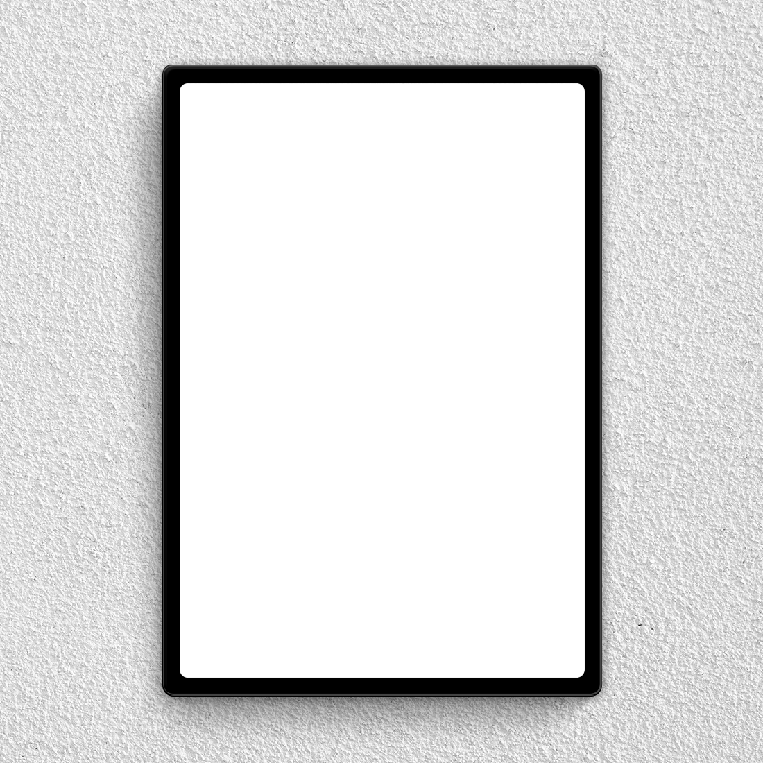 Acrylic Wall Photo Frame – Black Portrait