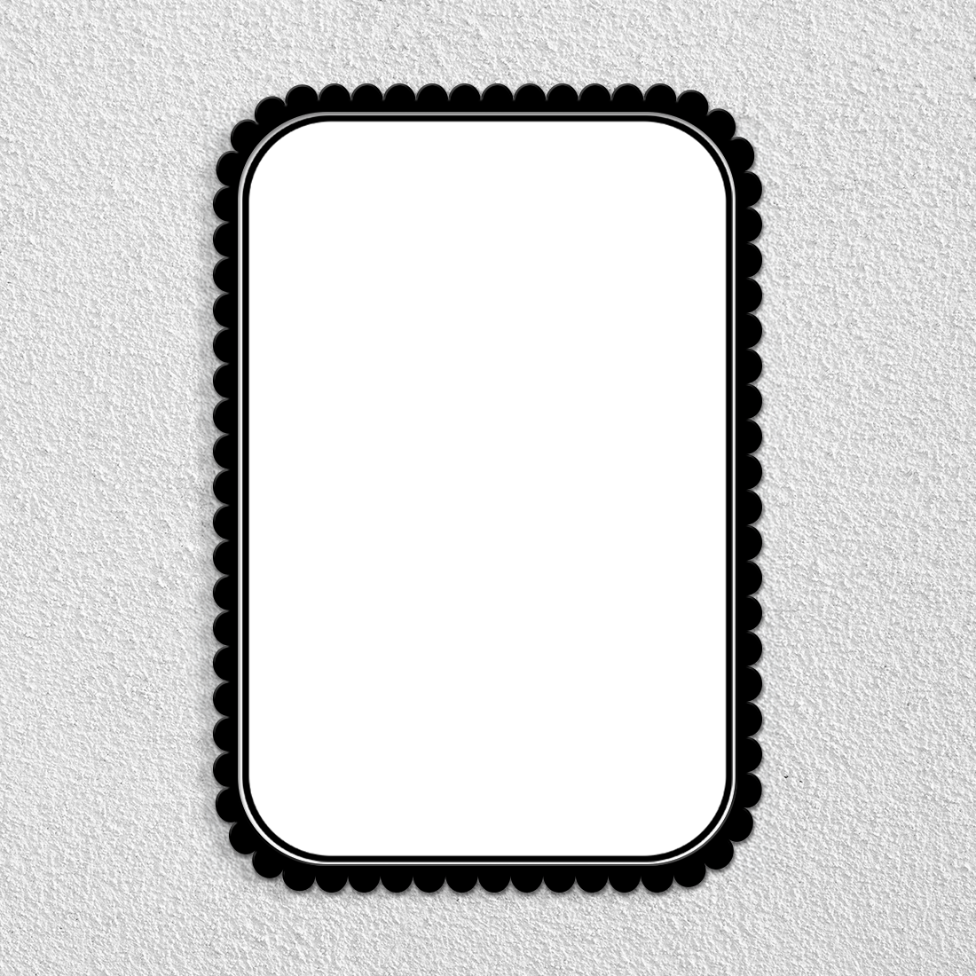 Acrylic Wall Photo Frame – Rounded Portrait