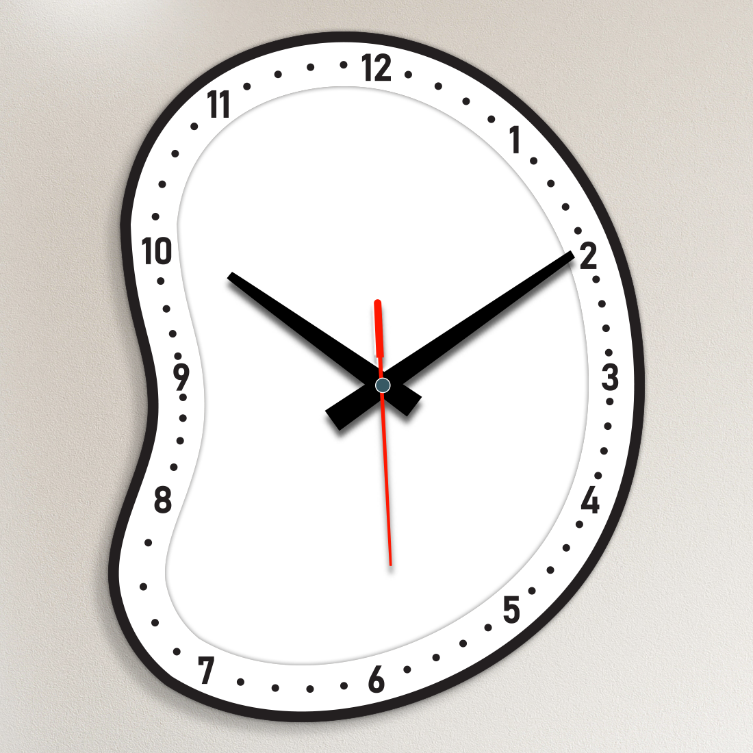 Acrylic Wall Clock- Bean