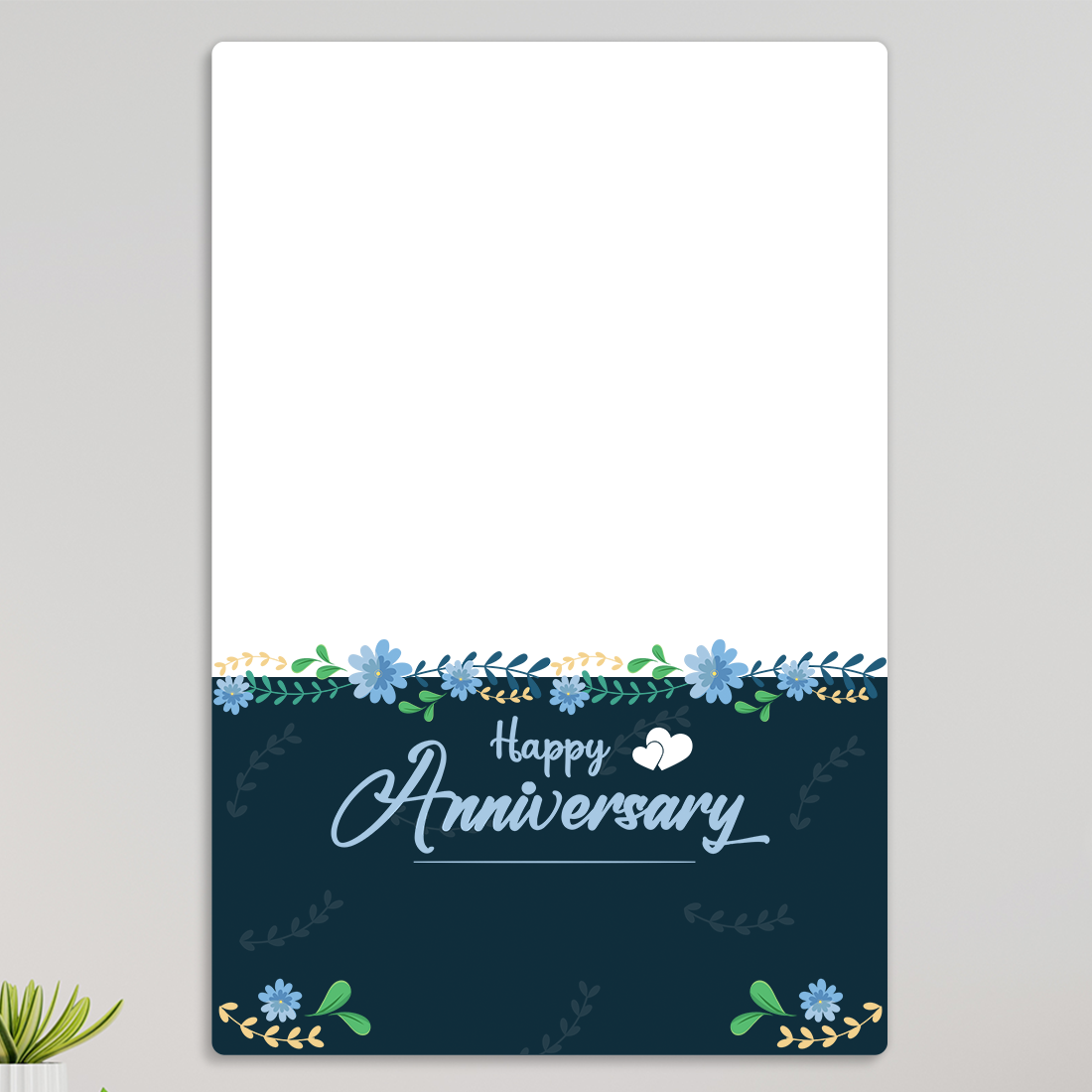 Acrylic Wall Anniversary Photo Frame – Portrait D2