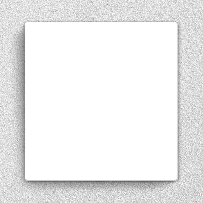 Preview of square shape custom acrylic wall photo frame for personalization