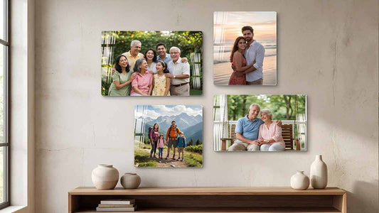 Anniversary's Day Special Gifts featuring personalized acrylic lamps and frames for couples