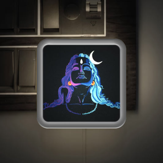Shiv Ji Neon Art Plug-In Acrylic LED Night Lamp | Fashionury
