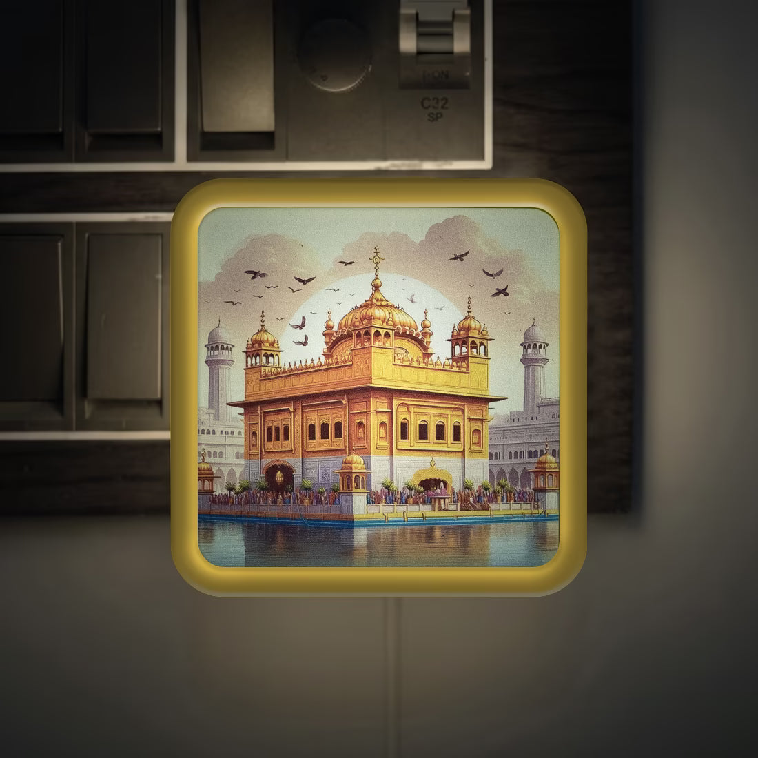 Golden Temple Harmandir Sahib Plug-In LED Night Lamp