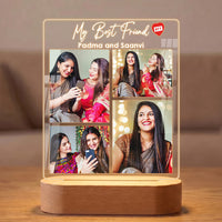 My Best Friend 4 Custom Photo Acrylic LED Lamp