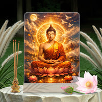 Gautam Buddha Acrylic Tabletop Frame | Fashionury