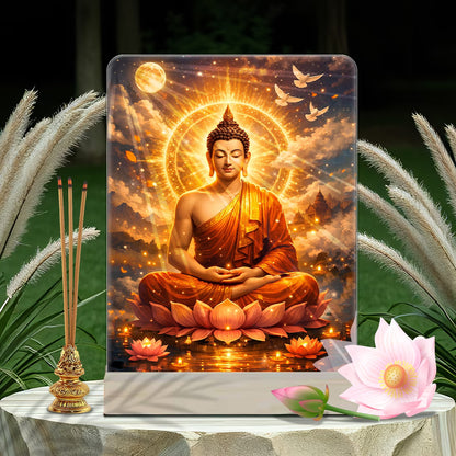 Gautam Buddha Acrylic Tabletop Frame | Fashionury