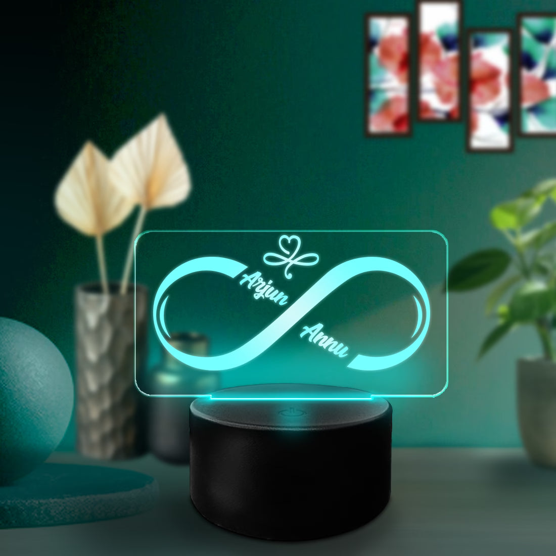 Buy Online Fashionury Custom Name Personalized RGB Acrylic Name LED Lamp - D23