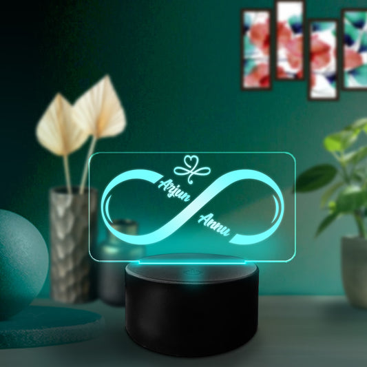 Buy Online Fashionury Custom Name Personalized RGB Acrylic Name LED Lamp - D23