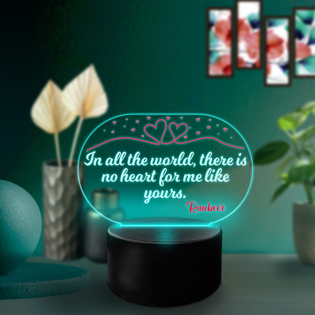 Personalized RGB Acrylic Name LED Lamps