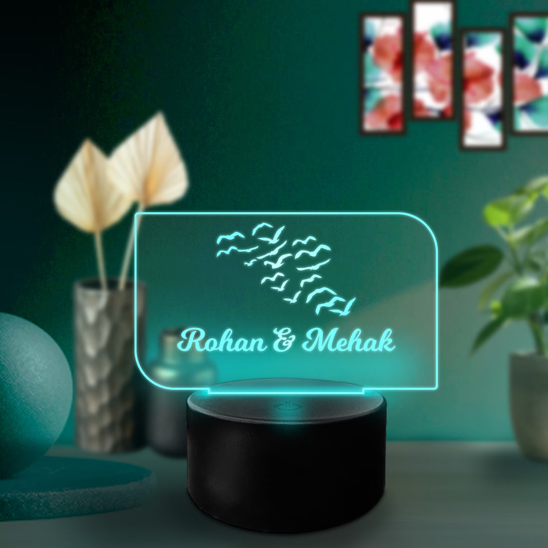 Buy Online Fashionury Custom Name Personalized RGB Acrylic Name LED Lamps