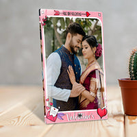 Acrylic Valentine's Photo Frame –  Portrait D3