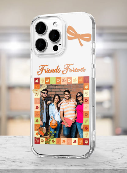 Friends Forever Custom Photo Silicone Mobile Cover