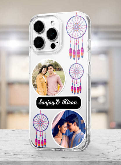 Dreamcatcher Pattern Clear Silicone Phone Cover