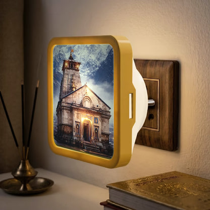 Kedarnath Temple Plug-In Acrylic LED Night Lamp