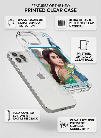 Travel Girl Airplane Custom Photo Silicone Mobile Cover