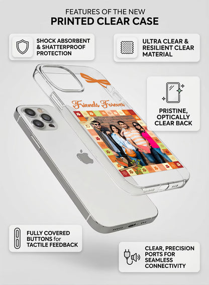 Friends Forever Custom Photo Silicone Mobile Cover