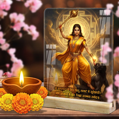 Maa Baglamukhi Acrylic Frame | Fashionury