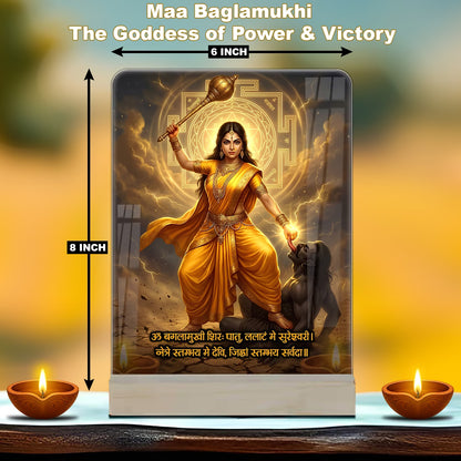 Maa Baglamukhi Acrylic Frame | Fashionury