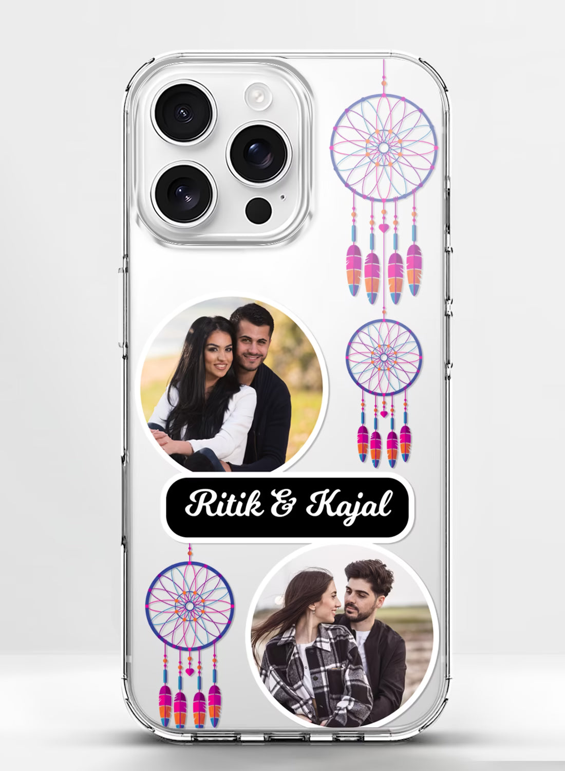 Dreamcatcher Pattern Clear Silicone Phone Cover