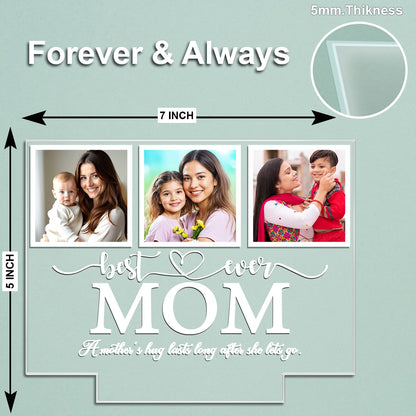 Best Ever Mom LED Acrylic Photo Frame | Fashionury