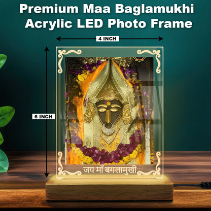 Ma Baglamukhi ji Acrylic Led Lamp