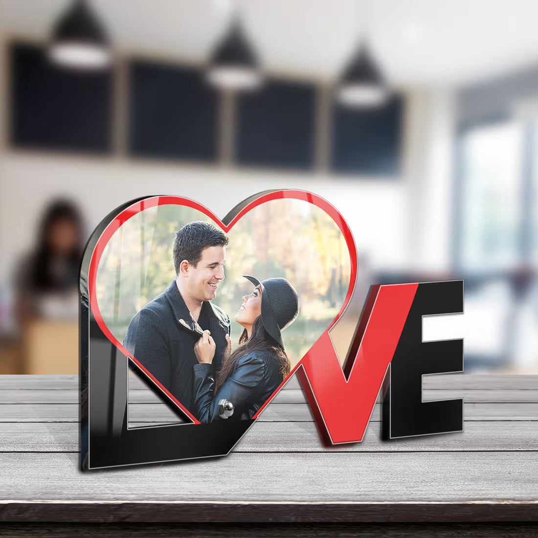 Buy Online Fashionury Photo Frame Acrylic Valentine's Photo Frame – Landscape D14