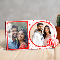 Acrylic Valentine's Photo Frame – Landscape D6