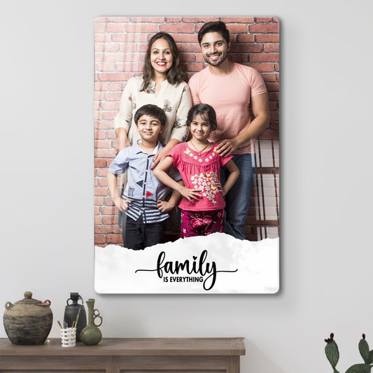 Family Is Everything Portrait Acrylic Wall Frame