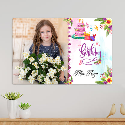 Acrylic wall photo frame -unique birthday gift  