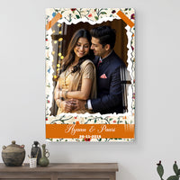 Custom Couple Vintage Polaroid Photo Wall Frame