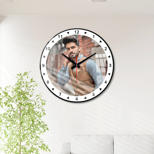 Buy Online Fashionury acrylic photo wall clock – personalized wall decor with custom images and design