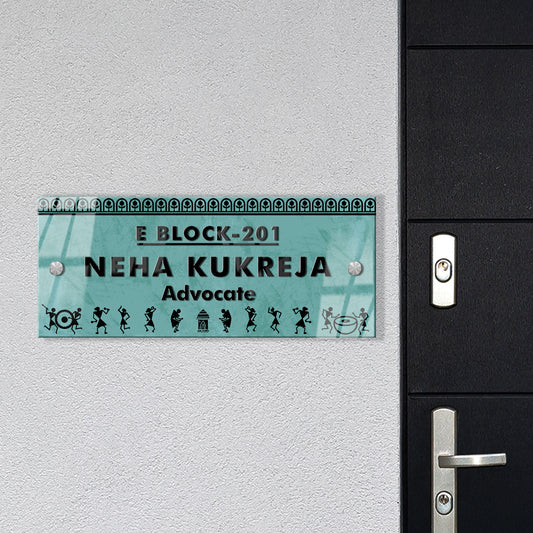 Buy Customized Home Door Name Plate in Ancient Design – Stylish Personalized Name Board for Home Entrance