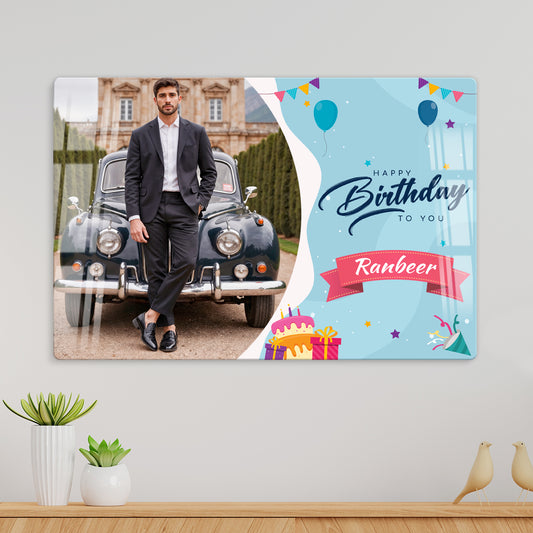 Acrylic birthday wall photo frame - Birthday gift idea