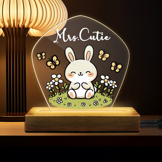 Buy Customized Acrylic LED Lamp with Personalized Text – Unique Gift for Home Décor