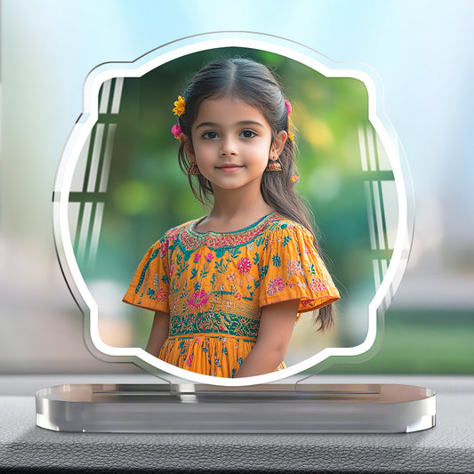 Customized acrylic car dashboard frame – perfect photo display for your vehicle Buy Online