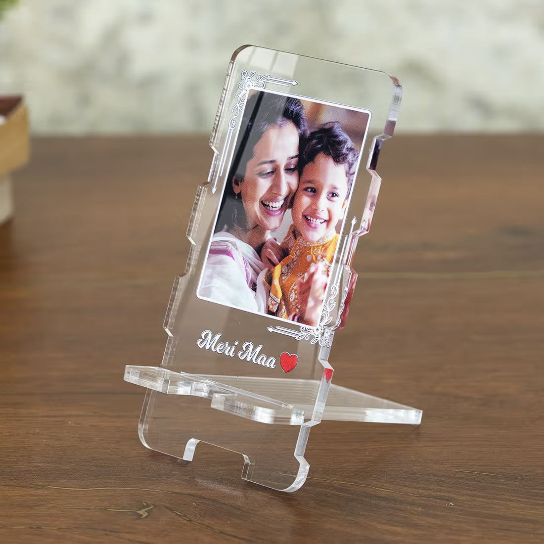 Custom Acrylic Phone Stand with Photo | Fashionury