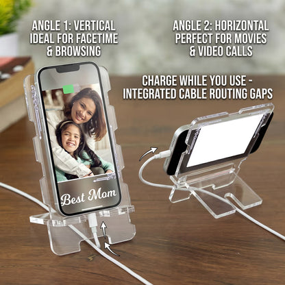 Custom Acrylic Phone Stand with Photo | Fashionury