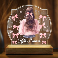 Acrylic Name Lamp with LED Base – Pink Lady