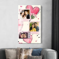 Acrylic Paper Effect Design Photo Frame – Portrait D11