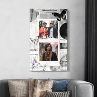 Acrylic Paper Effect Design Photo Frame – Portrait D12