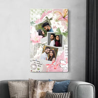 Acrylic Paper Effect Design Photo Frame – Portrait D14
