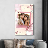 Acrylic Paper Effect Design Photo Frame – Portrait D20
