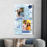 Acrylic Paper Effect Design Photo Frame – Portrait D28