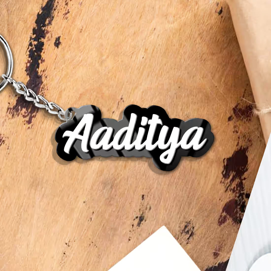 Buy Online Fashionury Keychain Acrylic Premium Custom Keychain Name Letters