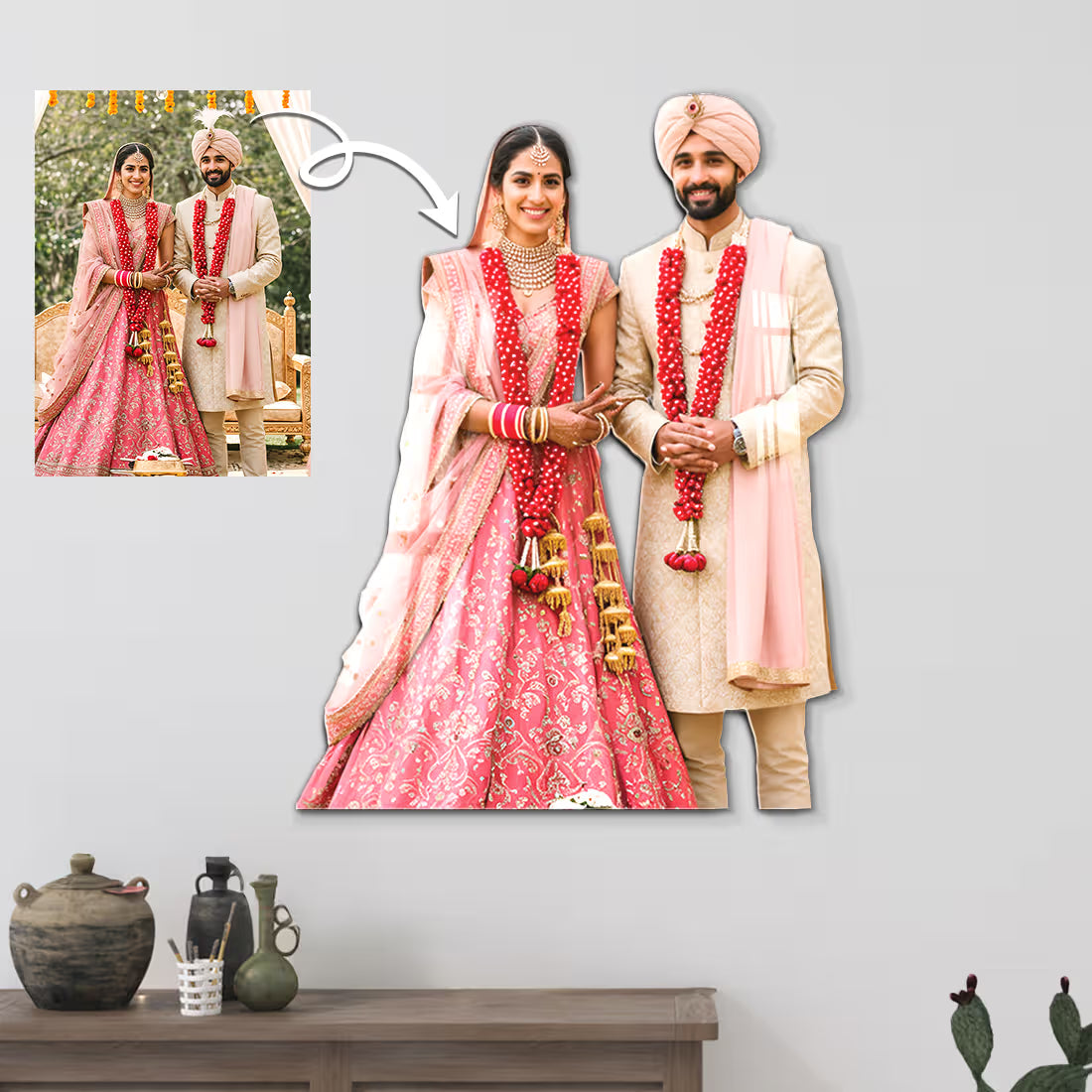 Buy Online Fashionury Photo Frame Acrylic Wall Photo Frame- Cut Out